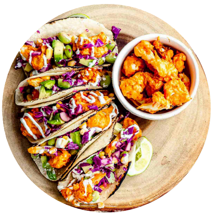 Bang Bang Cauliflower Tacos